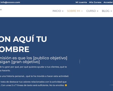 Portada campus virtual Wordpress
