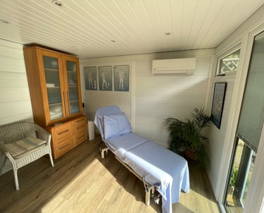 air-con in composite wood treatment room