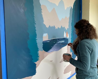 Fresque évènementielle Live-painting