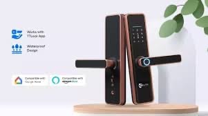 a smart device with a smart device on a table