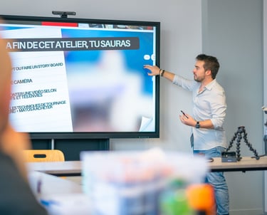 Aurélien Cailloce coaching accompagnement prise de parole atelier video visio