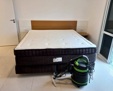 limpeza e higienização de colchão