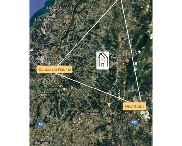 mapa do local de Montessori na Quinta