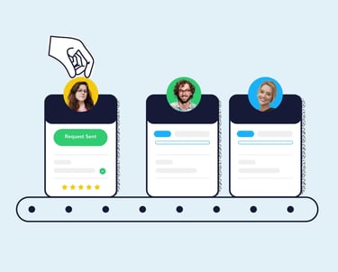 an illustration showcasing linkedin automation.