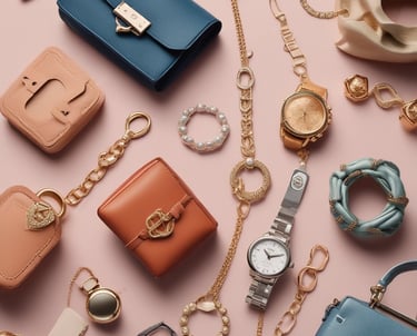 A collection of luxury handbags displayed elegantly on a soft surface.