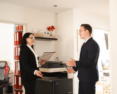 Beratungsstellenleitung und stellvertretende Leitung von DSM Office Passau – erfahrene Ansprechpartner für Ihre Anliegen