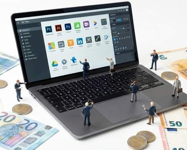 Productivity software tools and digital assets for instant download