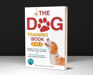 Evan and Paul O'Shea Amazon bestseller authors of The Dog Training Book 2 in 1 