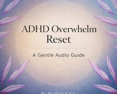 a picture of a book cover of adhdd overwhelmm rest