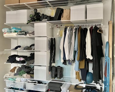 Elfa drabužinių sistema | Elfa wardrobe | lentynu-sistemos.lt