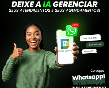 a woman holding a phone with a message on it