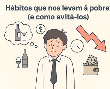 Pessoa organizada com gráficos positivos, moedas e caderno de planejamento, representando hábitos fi