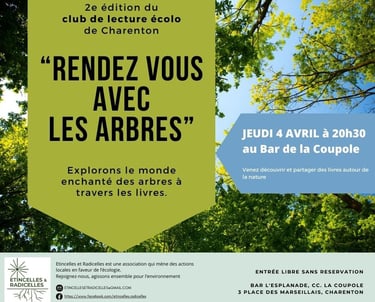 Club de lecture RV avec les arbres