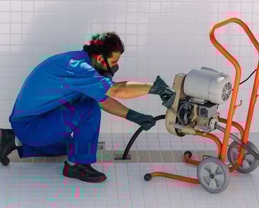 técnico profissional em desentupimento, desentupimento a rede de ralo