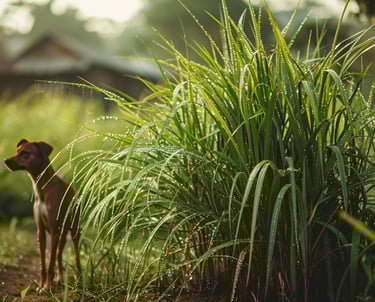 Kombai près du lemongrass