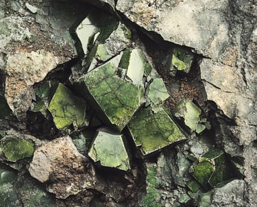 Epidote brute