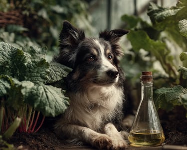 Border Collie et leucidal