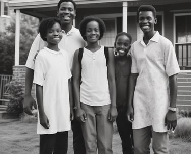 group of people taking photo near brown wooden tree