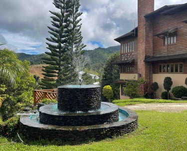 Fuente de agua villa presidencial Constanza