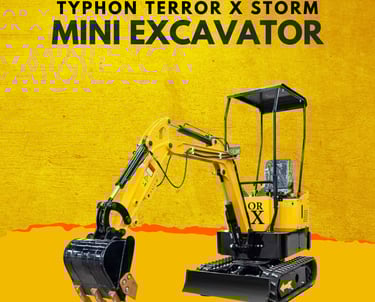 1 TON 13.5HP GAS B&S Engine Mini Compact DIgger Crawler