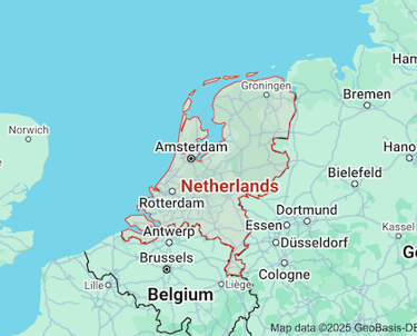 Map of Netherlands
