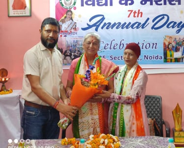 Santosh Khanduri with Hema Tiwari