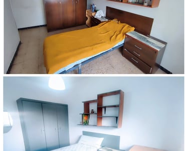 habitación individual amueblada cerca de la estación de Sabadell