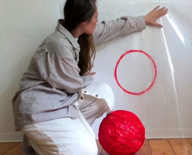 Red Utopia Performance ©Maryna Semenkova