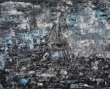 La dame de fer, oil on canvas ©Trybel Art Studio