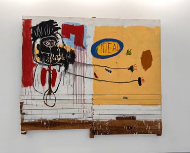 Jean-Michel Basquiat, She Installs Confidence & Picks His Brain Like a Salad, 1988 ©16mag