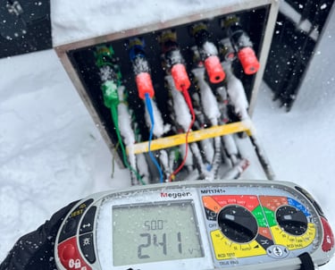 BS7909 Sign Off, Event management, Event electrics, Temporary Power, Emergency Power