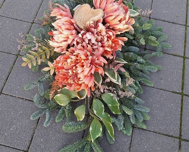 Vėlinių puokštės Panevėžyje. "RP Design"