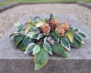 Vėlinių puokštės Panevėžyje. "RP Design"