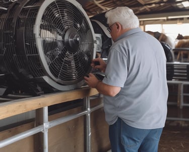 a group of people standing around a table with sausages