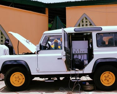 datang mobil yang perlu diperbaiki