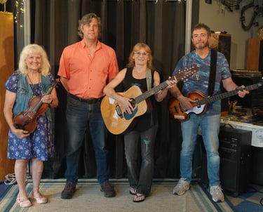 Members of Celtic and Folk Band Crossmolina.