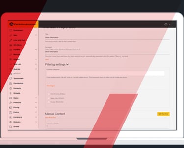Personalized Content | Exhibitor Registration Manual | Info Salons