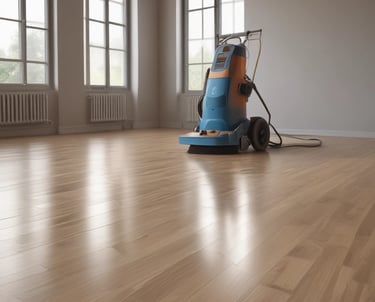 A clean and bright room after construction work, showcasing spotless surfaces.