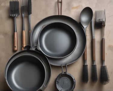 A creative image of tools and home utilities offered.