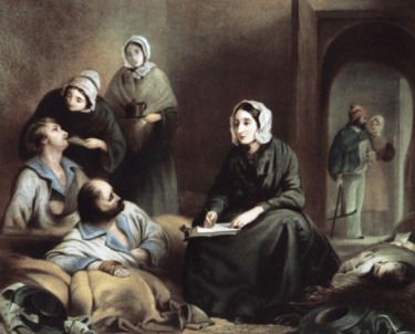 Imagem de Florence fazendo suas anotações