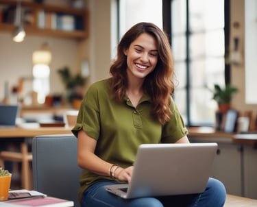 A team discussing strategies over a digital lead generation dashboard.