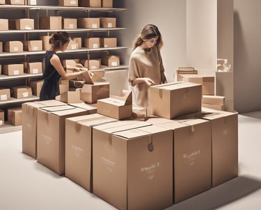 stack of cargo trailer