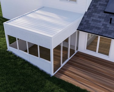 retractable aluminum pergola