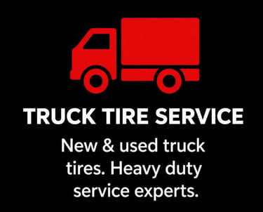 Truck tire service and heavy-duty tire installation in Bell Gardens. Fast Tire Shop specializes