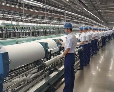 A business card with 'mocp' branding placed on a concrete surface, accompanied by a modern electronic device displaying the same text. The design is minimalist, featuring white and gray tones. A QR code is present on the card alongside the text 'Personal Brand'.