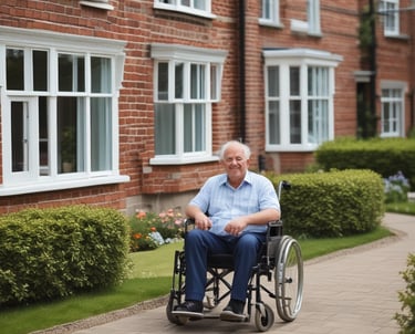 green trees near red and white house under blue sky during daytime