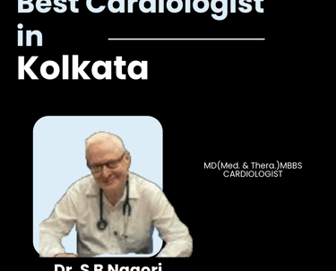  Flyer showing Dr. S B Nagori as Best Cardiologist in Kolkata.
