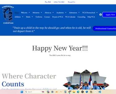 VinemontChristianAcademy.com
