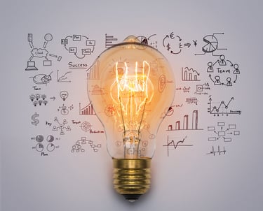 a light bulb bulb in a light bulb bulb shaped light bulb