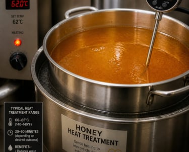 honey heat treatment pasteurisation